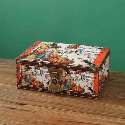 6129 Leather suitcase organiser storage box - Paper Whimsy Studio