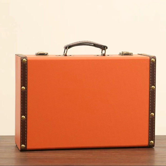 6135 Leather suitcase organiser storage box - Paper Whimsy Studio