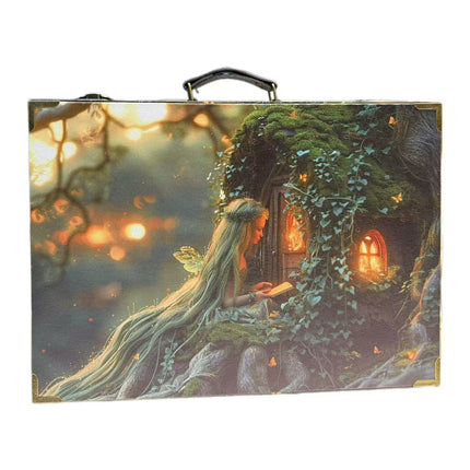 6177 Box with Greenery - Wrapped Elven Dream - like Style
