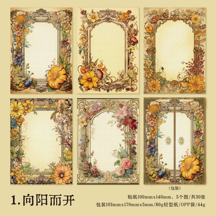 2038 Material Paper Fragrant Flower Shadow Series