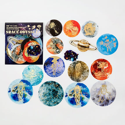 1051 Foil Sticker Pack Fantasy Planet Collection