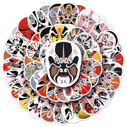 1042 （60 Peking Opera Face Stickers）