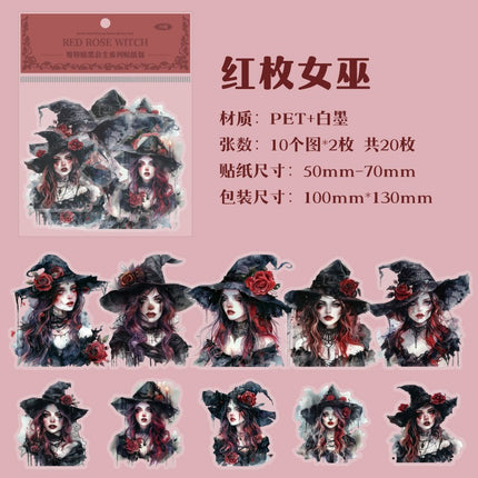 1080 pet sticker pack gothic dark princess series