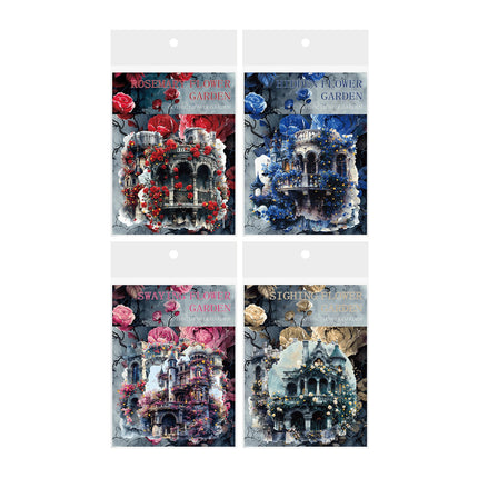 1064 Sticker Pack Gothic Flower Garden Series