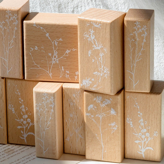 7009 Beech Wood Stamps Flowering Branch Series - Paper Whimsy Studio