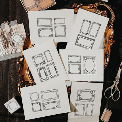 7010 Stamp Set Baroque Fantasia Series - Paper Whimsy Studio