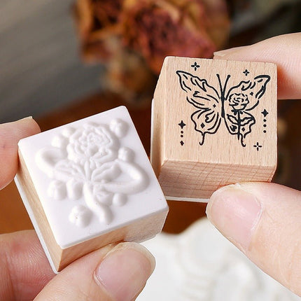 7014 Wooden Stamp Set - Paper Whimsy Studio