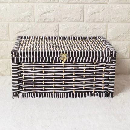 6147 Artisan Handwoven Storage Basket