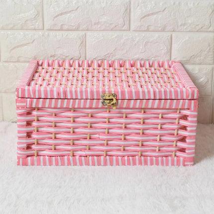 6147 Artisan Handwoven Storage Basket