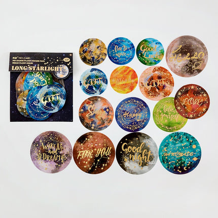 1051 Foil Sticker Pack Fantasy Planet Collection