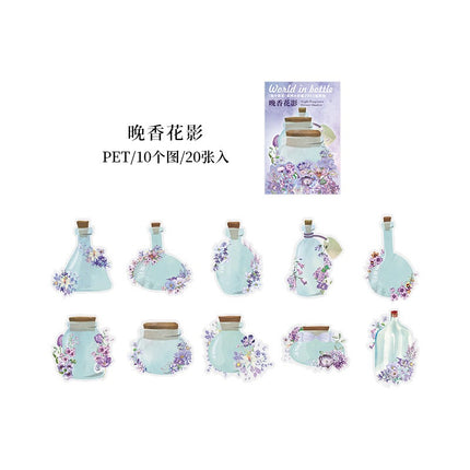 1196 PET Sticker Pack World in a Bottle Series