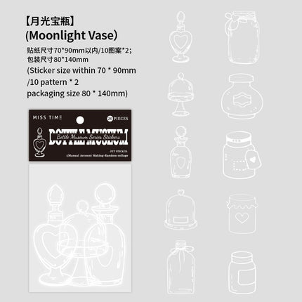 1040 Laser Clear PET Stickers Handmade DIY Bottle