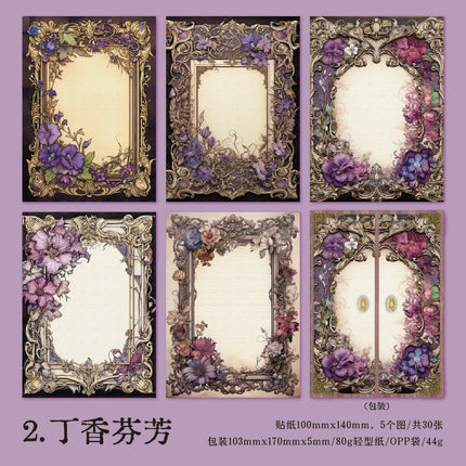 2038 Material Paper Fragrant Flower Shadow Series