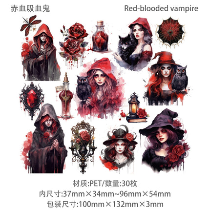 1053 Sticker Pack Gothic Vampire Series