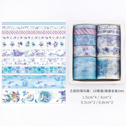 3018 Set of washi tape Previously Sea and Forest Series