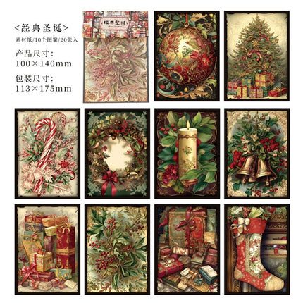 2188 Sketchy Paper Christmas Theme Series