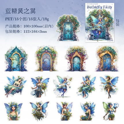 1197 PET Sticker Pack Butterfly Fairy Series