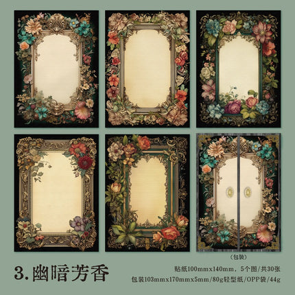 2038 Material Paper Fragrant Flower Shadow Series