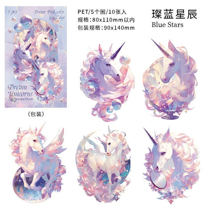 1060 Dark Phantom PET Sticker Pack Dreamland Unicorn Collection