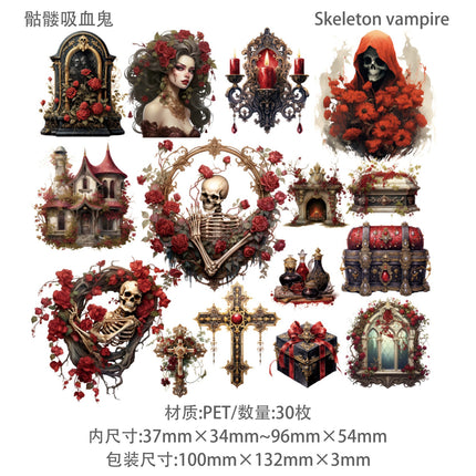 1053 Sticker Pack Gothic Vampire Series