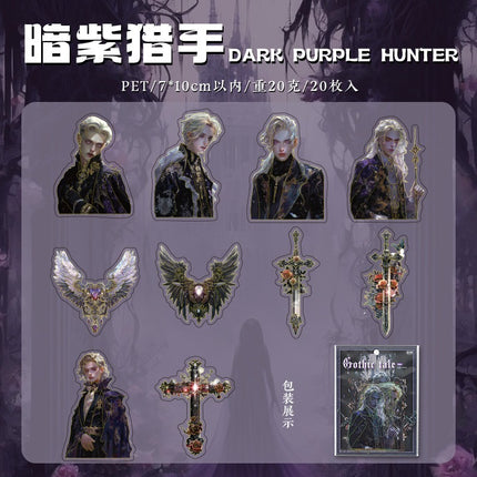 1191 PET Sticker Pack Gothic Legend Series