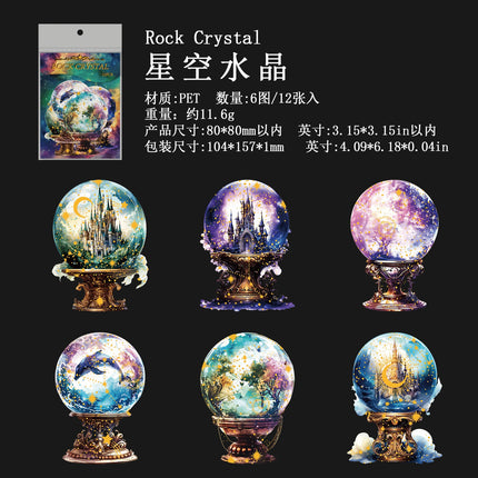 1073  Gugu Forest Sticker Pack Starry Night Fantasy Series