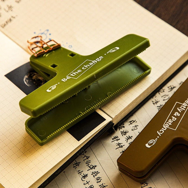 9011 Colorful New Color Vintage Plastic Clip Handbook Note Holder - Paper Whimsy Studio
