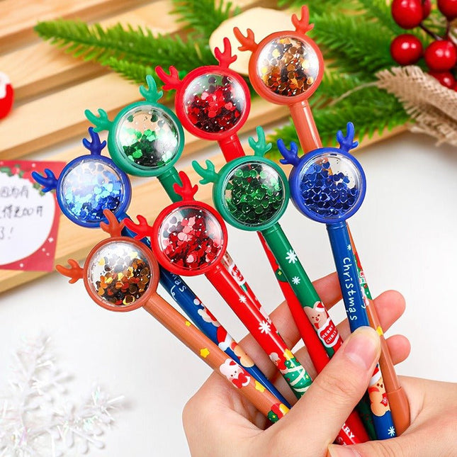 9030 Cartoon Christmas Neutral Pen Stationery - Paper Whimsy Studio