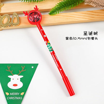 9030 Cartoon Christmas Neutral Pen Stationery - Paper Whimsy Studio