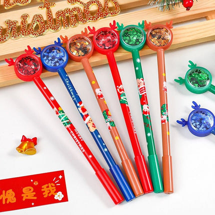 9030 Cartoon Christmas Neutral Pen Stationery - Paper Whimsy Studio