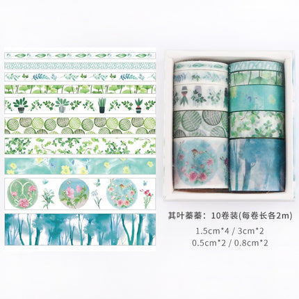 3018 Set of washi tape Previously Sea and Forest Series