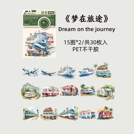 1183 Sticker Pack Traveling Light Collection Series