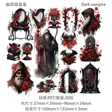 1053 Sticker Pack Gothic Vampire Series