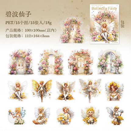 1197 PET Sticker Pack Butterfly Fairy Series