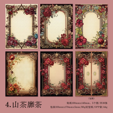 2038 Material Paper Fragrant Flower Shadow Series