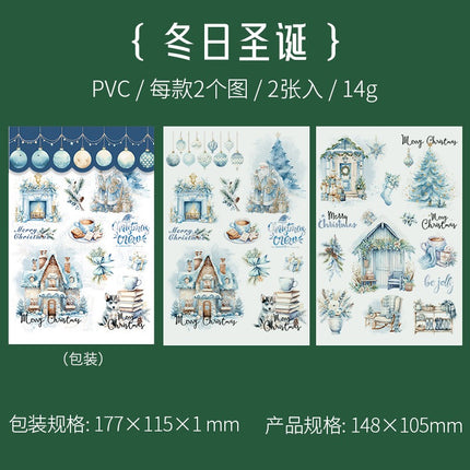 1202 Transfer Stickers Christmas Party Series