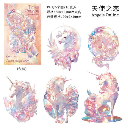 1060 Dark Phantom PET Sticker Pack Dreamland Unicorn Collection