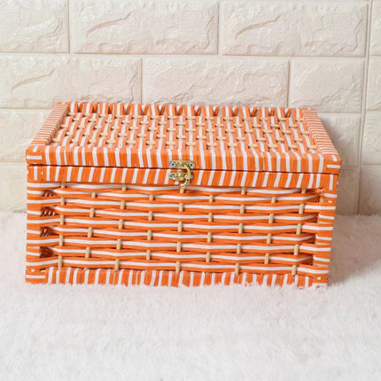 6147 Artisan Handwoven Storage Basket