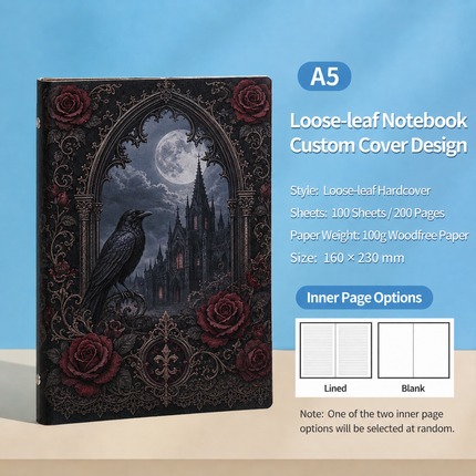 1500 Points Reward | A5 Refillable Loose-Leaf Journal Notebook