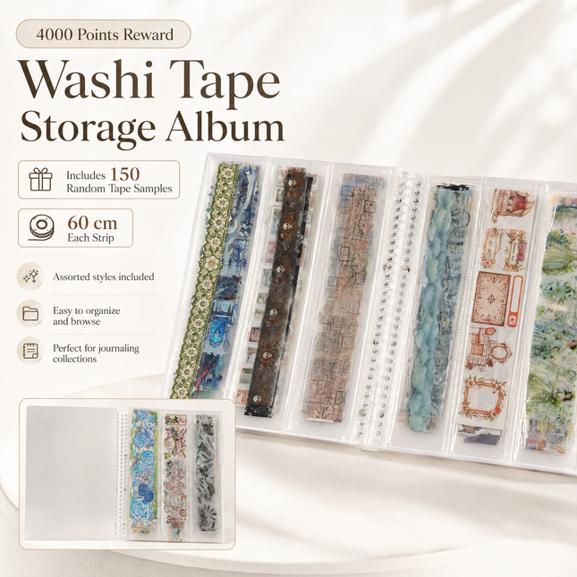 4000 Points Reward | Journaling Tape Sample Storage Album